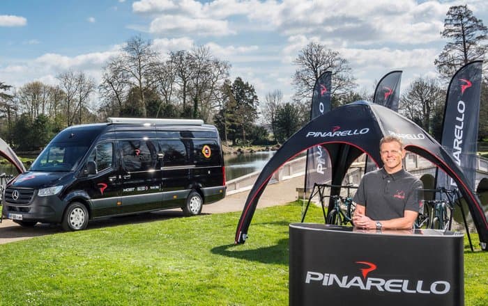 Pinarello Saddles Up For A New Partnership With Mercedes-Benz Vans Retailer Rossetts.