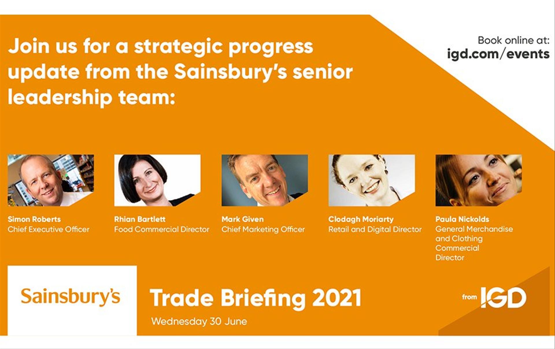 Sainsbury’s to share progress against new plan on 30 June