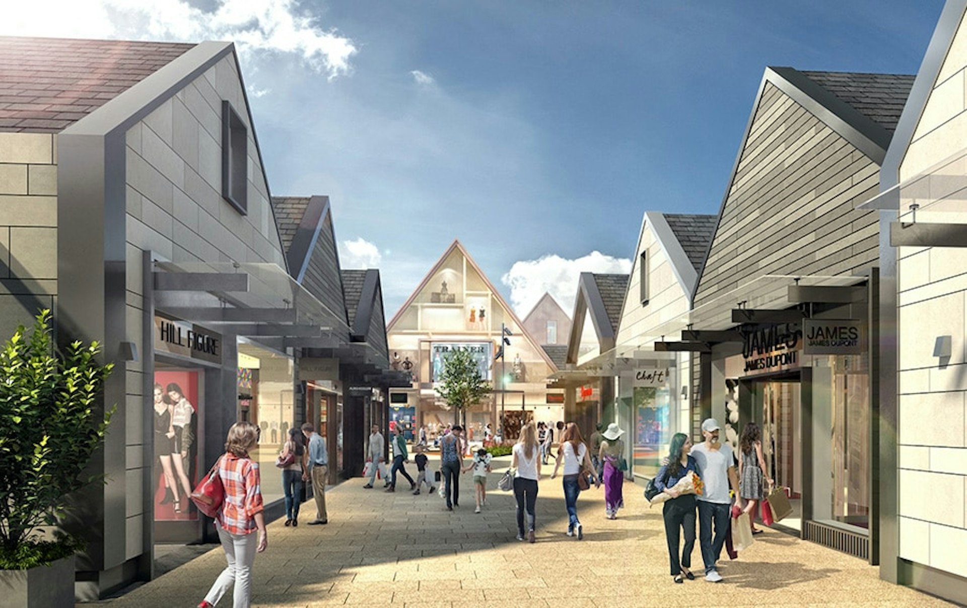 Armani, Hugo Boss and Moss Bros among brands joining Grantham Designer Outlet Village line-up as first-in-UK online sales platform also revealed