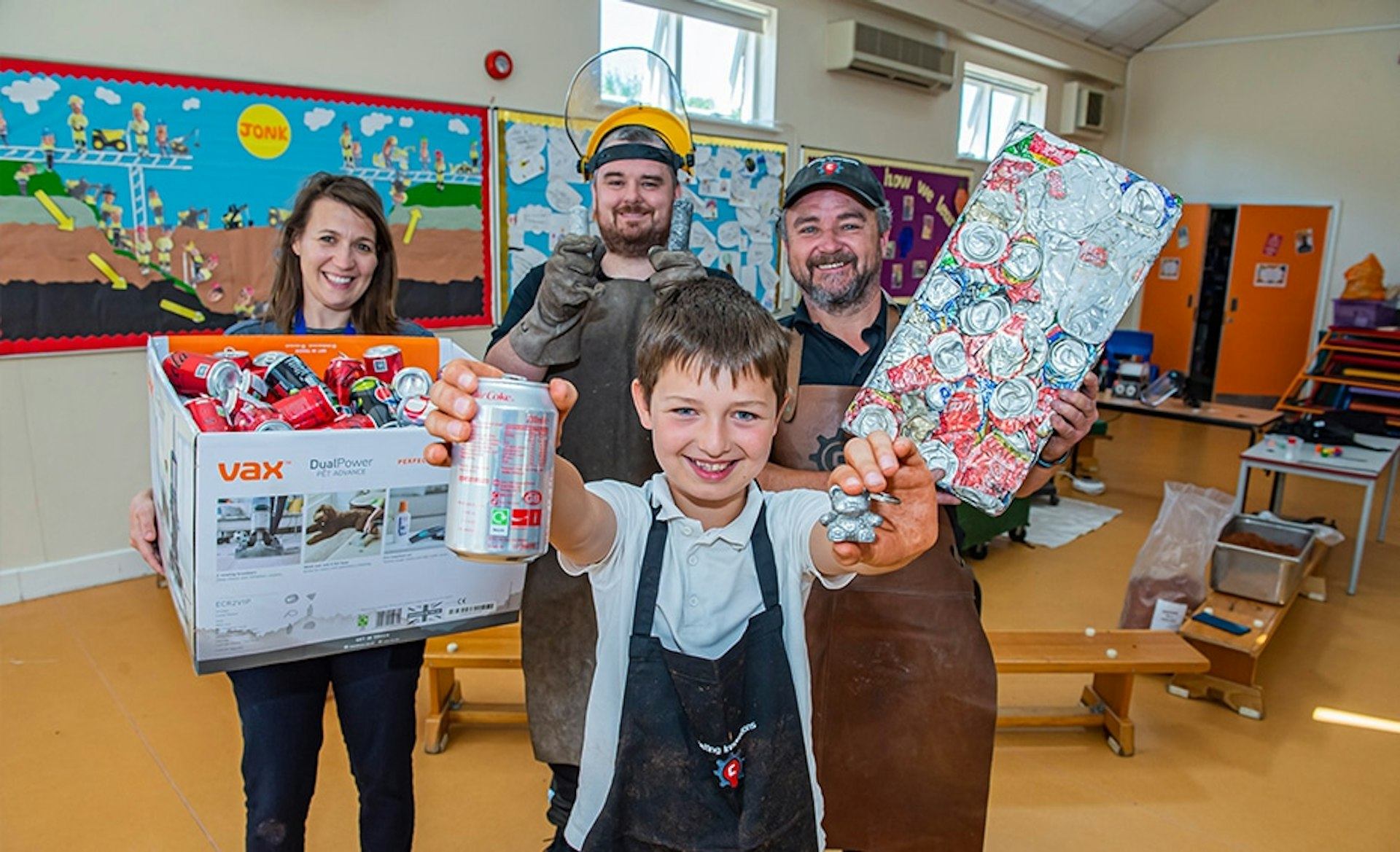 Norfolk school enjoys recycling workshop after pupil wins national competition