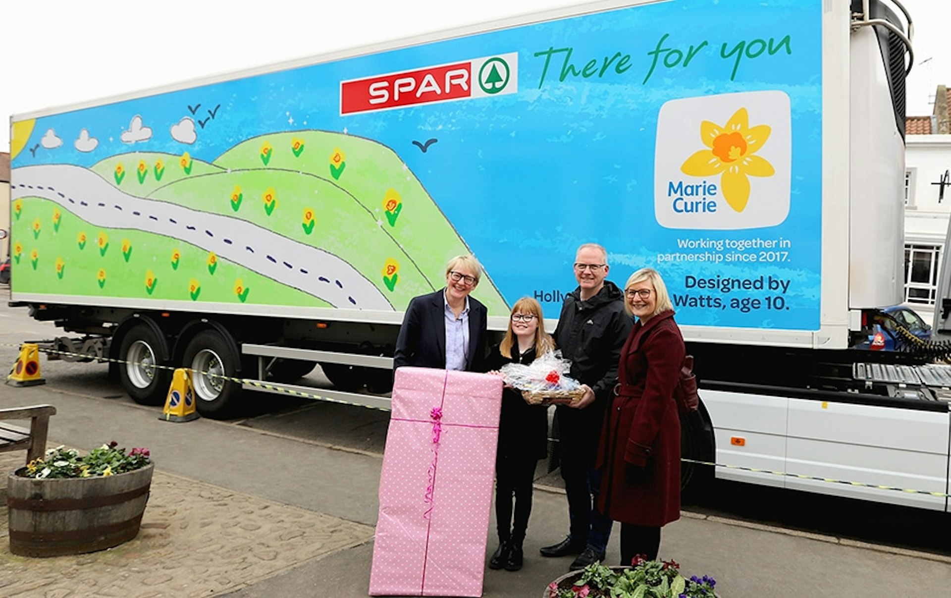 Kirkbymoorside girl wins SPAR and Marie Curie trailer design competition