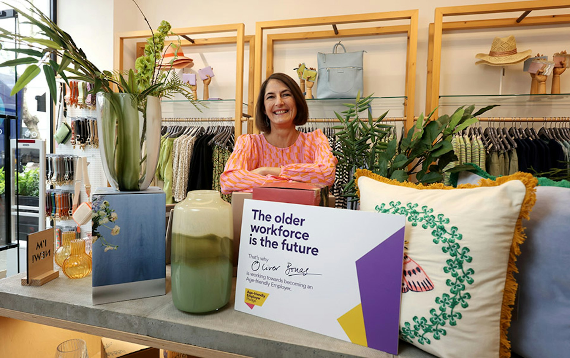 Oliver Bonas joins Age-friendly Employer Pledge programme recognising value of older workers