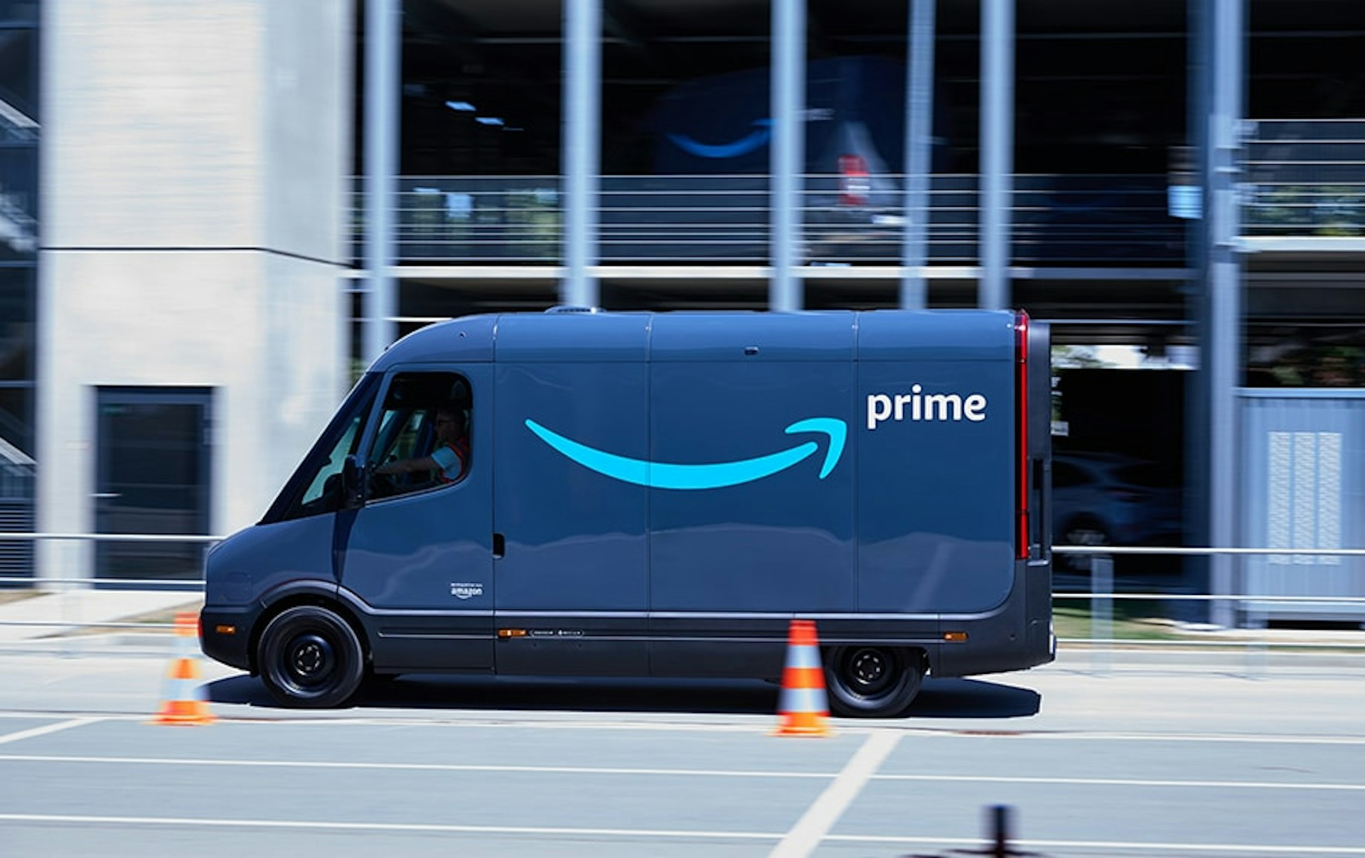 Amazon rolls out first electric delivery vans from Rivian in Europe