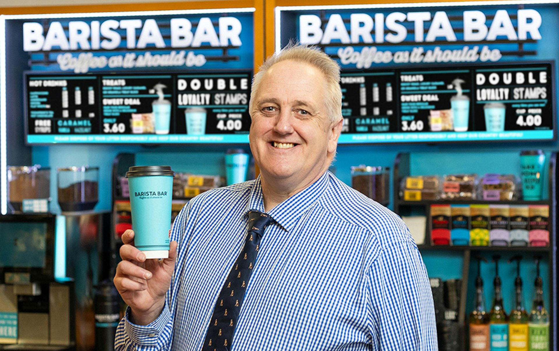 Introducing Barista Bar coffee to SPAR Halbeath